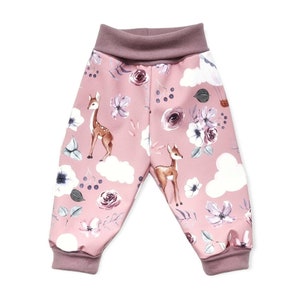 Pump pants softshell softshell pants outdoor pants baby child girl deer size. 74 - Size 128
