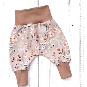 Pump pants baby pants pants baby child boy girl flowers size. 56 - Size 98