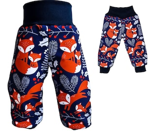 Softshell trousers warmly lined outdoor trousers baby child dark blue size. 74 - Size 122