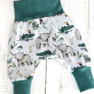 Pump pants baby pants pants baby child jungle white size. 56 Size 116 image 1