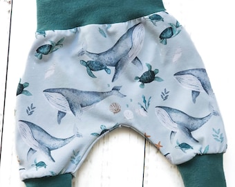 Pump pants baby pants pants baby child under water mint size. 56 - Size 116