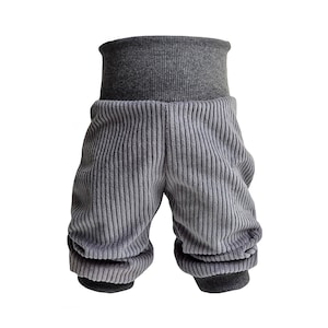 Pumphose Baby Kind Breitcord Grau Gr. 68 Gr. 122 Bild 1