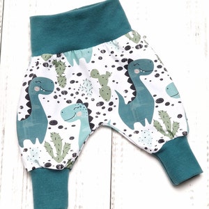 Pump pants baby pants pants baggy baby child boy dinosaurs size. 56 - Size 98