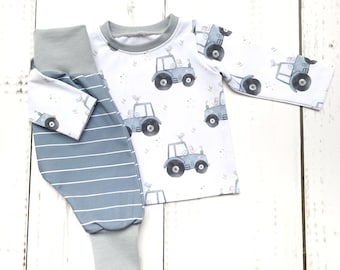 Baby set pants and shirt tractor size. 56 - Size 98