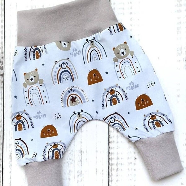 Pump pants baby pants pants baby child boy girl Oh my Bear size. 56 - Size 98