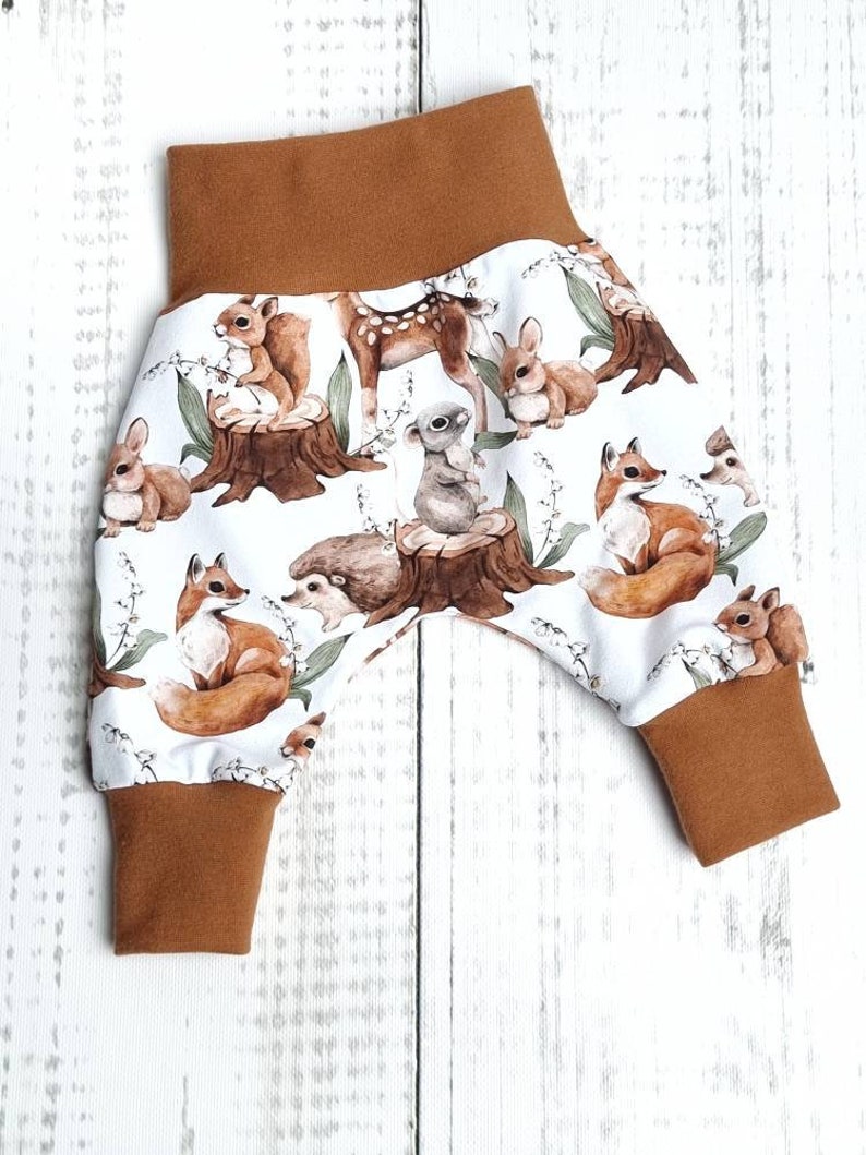 Bloomers Baby Pants Trousers Baby Child Boy Girl Animal Children Size 56 Size 98 image 1