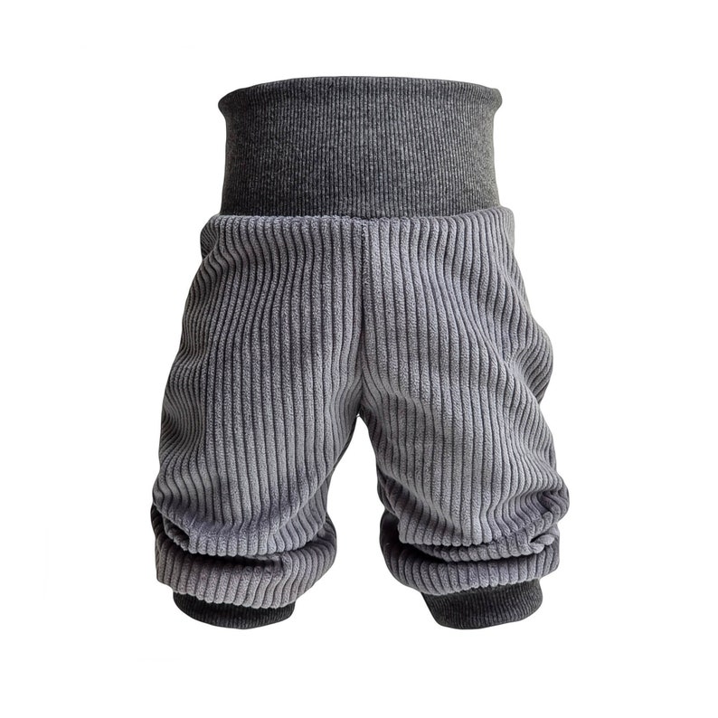 Pumphose Baby Kind Breitcord Grau Gr. 68 Gr. 122 Bild 1