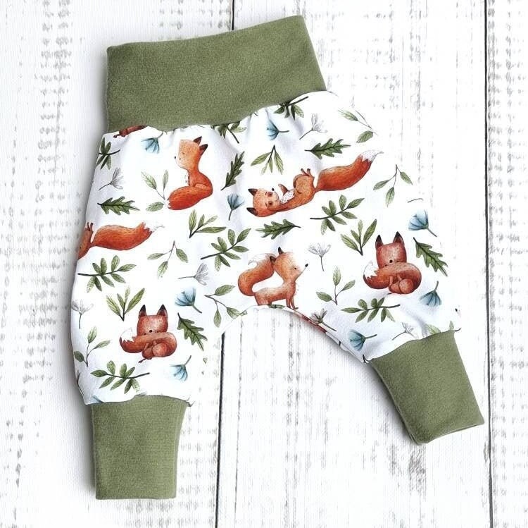 Pumphose Babyhose Hose Baby Kind Junge Mädchen Kleiner Fuchs Gr. 56 - Gr. 98
