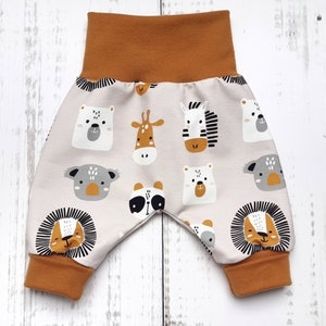 Pantalon à pompe pantalon bébé pantalon bébé enfant garçon fille animaux rigolos taille. 56 Taille 98 image 3