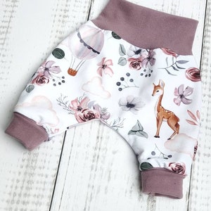 Pumphose Babyhose Hose Baby Kind Junge Mädchen Rehe Gr. 56 Gr. 98 Bild 4