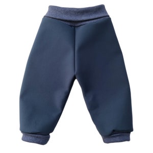 Pumphose Softshell Outdoorhose Baby Kind Dunkelblau Gr. 74 Gr. 134 Bild 3