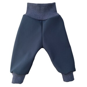 Pumphose Softshell Outdoorhose Baby Kind Dunkelblau Gr. 74 Gr. 134 Bild 2