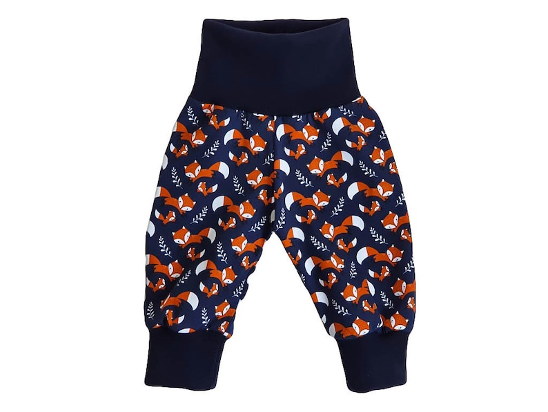 Pantalon à pompe bébé enfant renard taille bleu foncé. 56 Taille 122 image 2