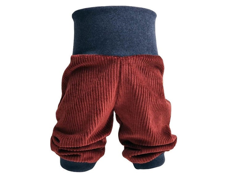 Pump pants baby child wide cord rust size. 68 Size 122 image 1