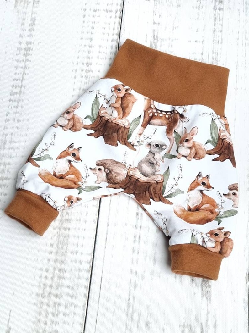 Bloomers Baby Pants Trousers Baby Child Boy Girl Animal Children Size 56 Size 98 image 4