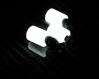 Layard Beads - Glow in the Dark - White Glow
