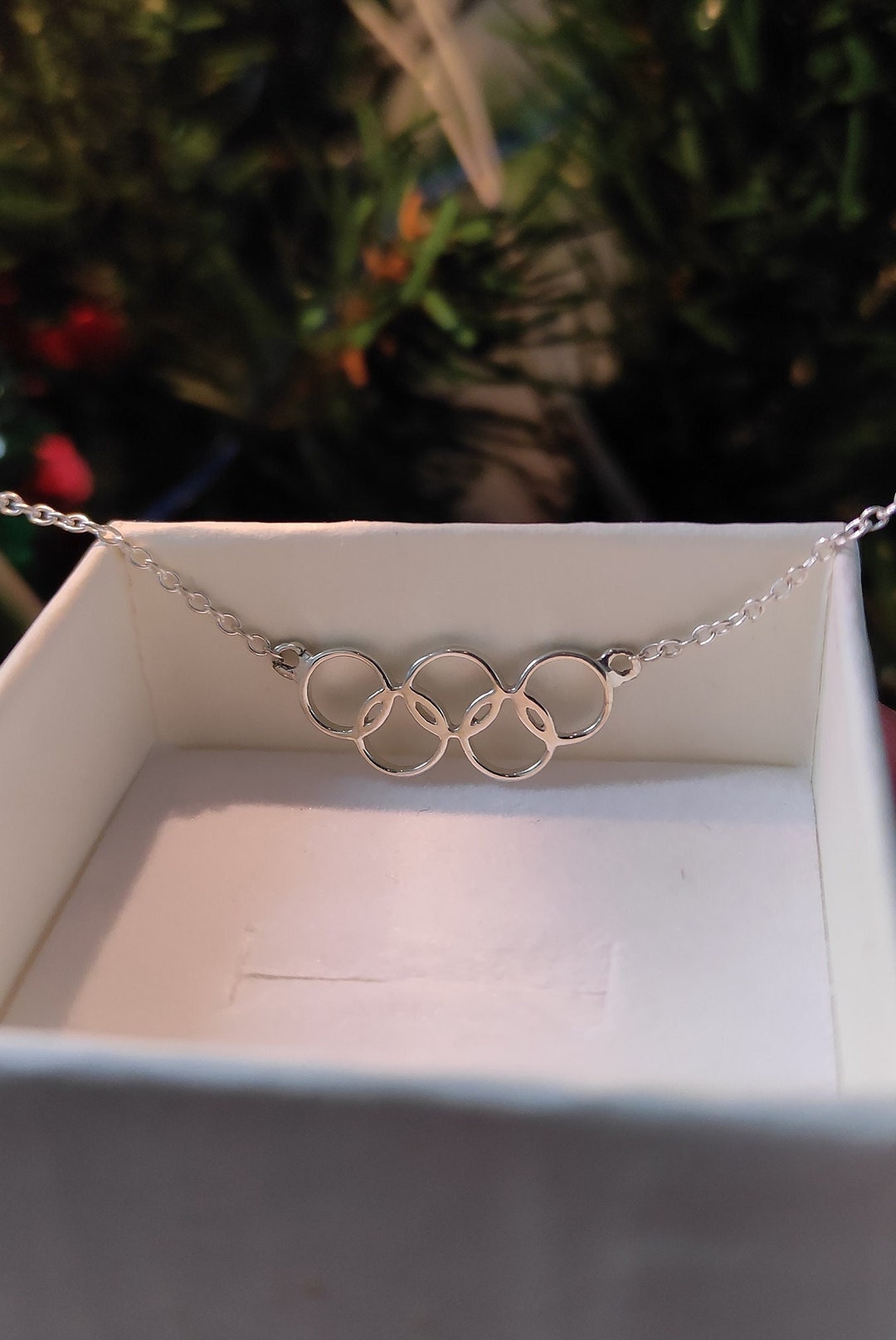 Olympic Rings Necklaceolympic Necklacesport Necklacesport Etsy
