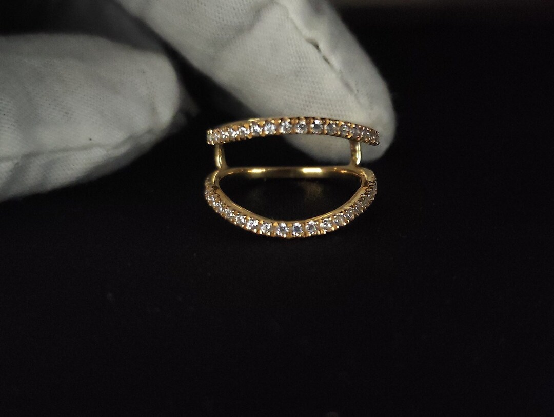 Customizable Aggie Ring Enhancer, Moissanite Ring Enhancer, Matching