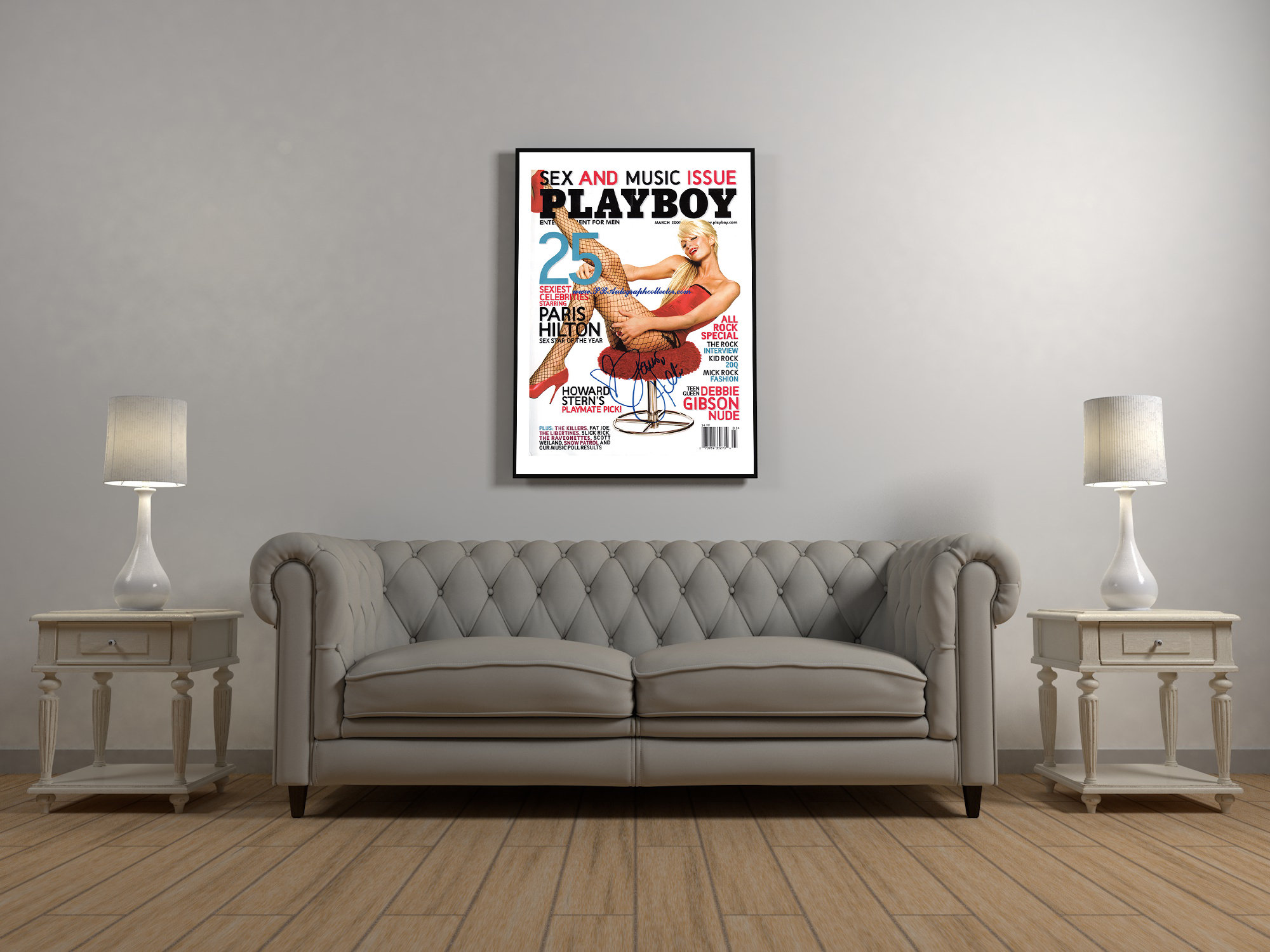 Playboy Paris Hilton Hiqh Quality Print Paris Hilton Etsy