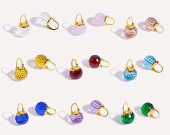 Austrian Crystal Earrings for Women, Elegant Bridal Crystal Dangle, Gold Lever Back Earrings in Various Colors