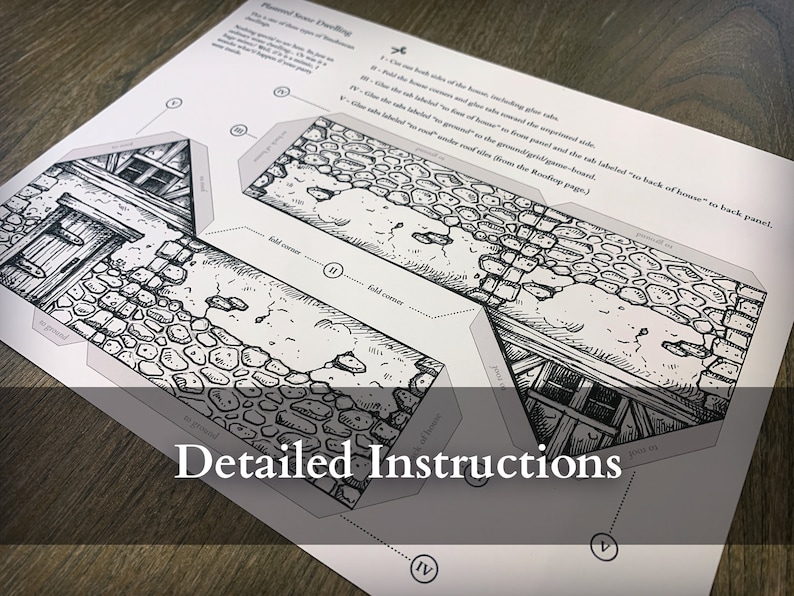 Printable Town Tiles for Tabletop Gaming - Etsy