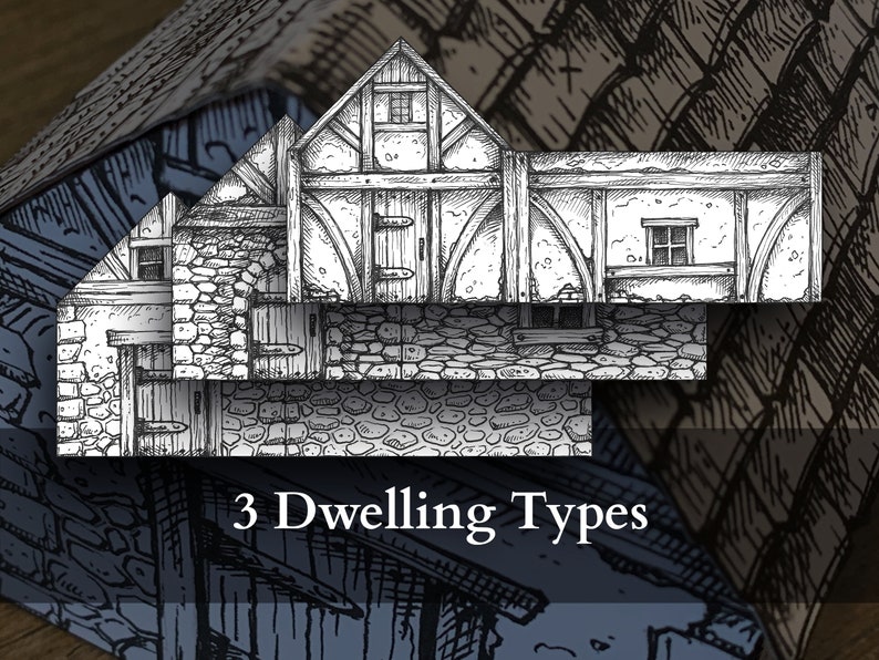 Printable Town Tiles for Tabletop Gaming - Etsy