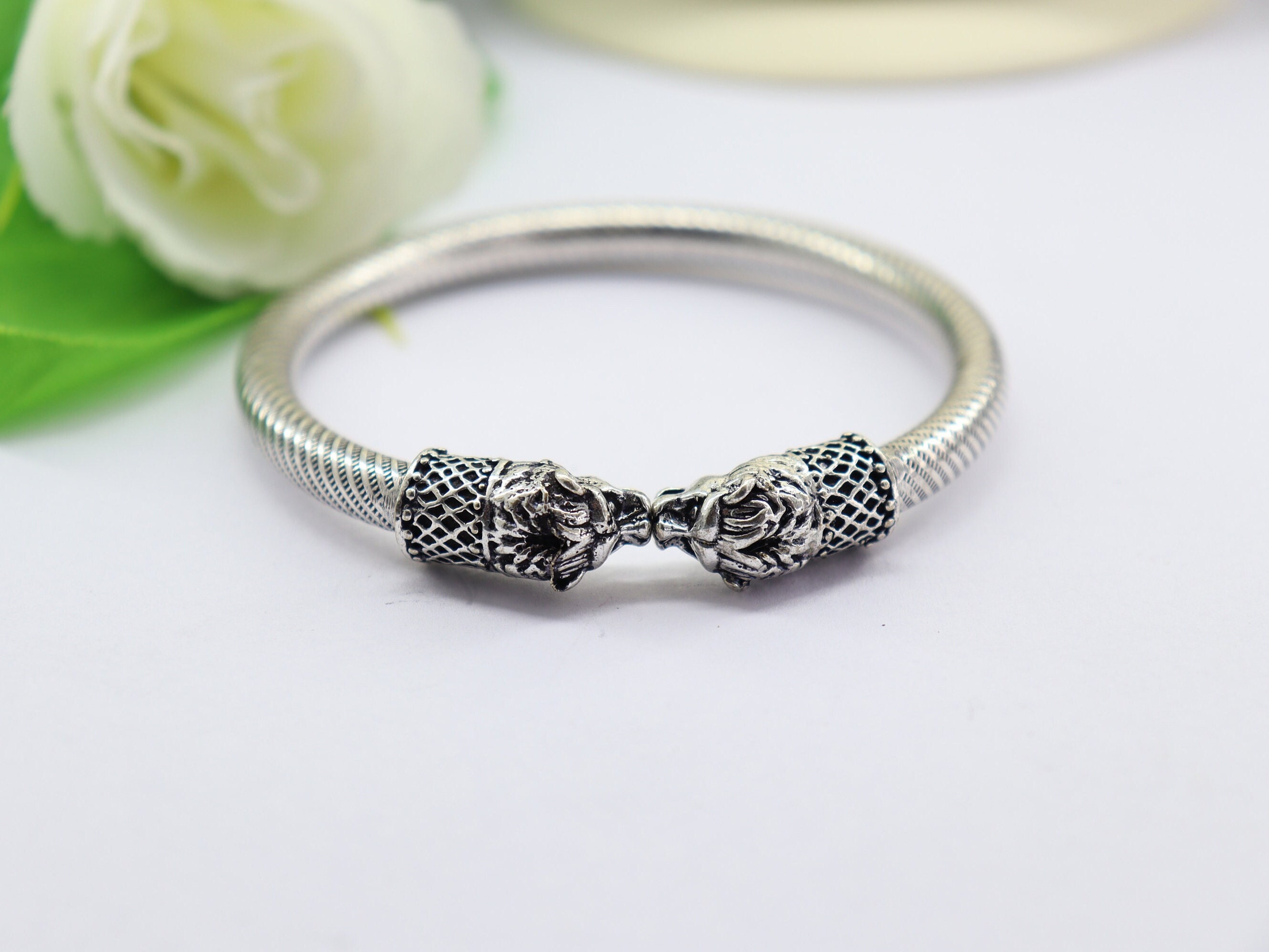 Christmas Gifthandmade Carving Bangle, 925 Silver Bracelet,unique and Very Solid.tiger Bangle, Sterling Silver Bangle, - Etsy Christmas Gifthandmade Carving Bangle, 925 Silver Bracelet,unique and Very Solid.tiger Bangle, Sterling Silver Bangle, - Etsy