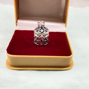 Secret Message Pendent, 925 Sterling Silver Pendent, Gothic Pendent, Boho & Hippie Pendent, Love Pendent, Small Box Pendent, Gift for Her,