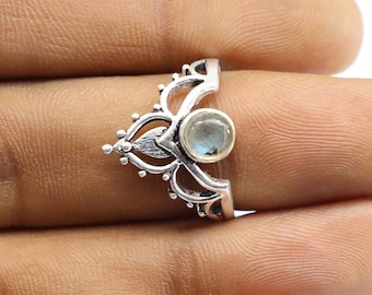 Natural Labradorite Ring, Handmade Labradorite Jewellery, blue flash Ring, Statement Ring,Women Ring, Gift For Her,925 Sterling Silver Ring
