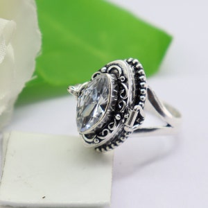 Zirkoniamedaljongring: 925 sterlingsilverring med fack