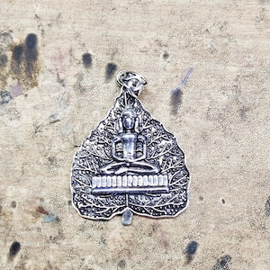 cadeau de NoëlPendentif Bouddha, pendentif fait main en argent sterling 925, BIJOUX spirituels