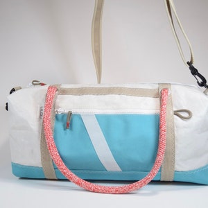 Gym bag, recycled boat sail sports bag