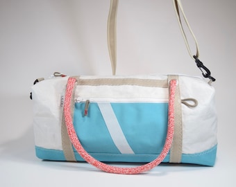 Gym bag, recycled boat sail sports bag