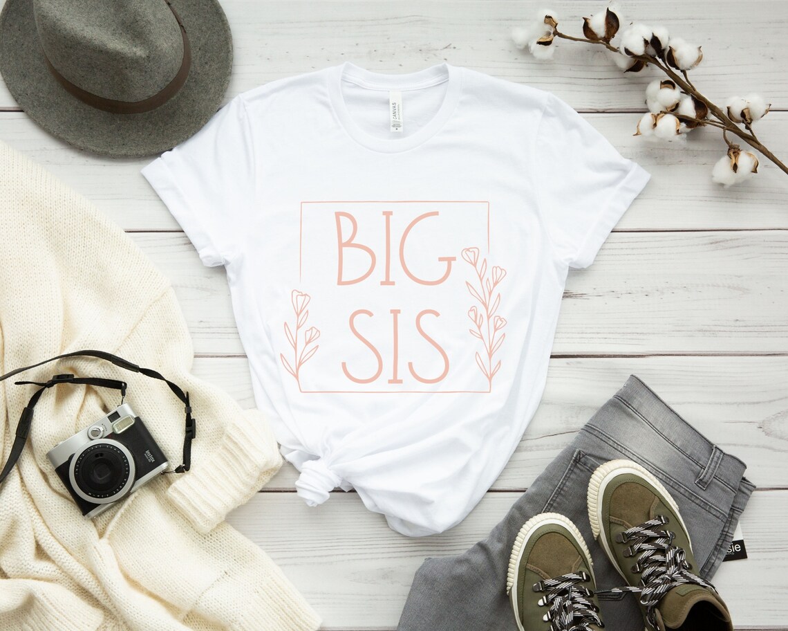 Big Sis & Lil Sis TShirt Big Sister Little Sister Shirt Etsy