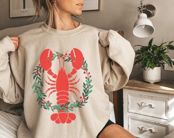 christmas lobster sweater