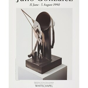 Cartel original de la exposición de Julio González, impresión de pared de bellas artes, decoración de pared, decoración de pared moderna para el hogar y la oficina, arte de pared, decoración de pared elegante