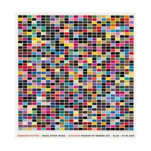 Gerhardt Richter original exhibition poster 1025 Farben