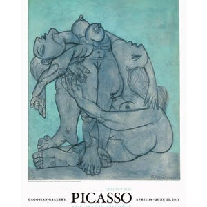 Cartel original de la exposición Picasso 2011