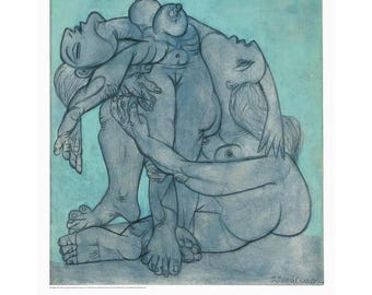 Picasso original exhibition poster 2011