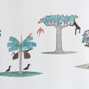Foundation Cartier original exhibition poster Trees