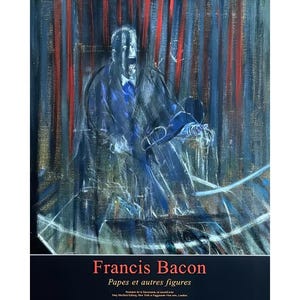 Authentic Rashid Johnson Exhibition Poster - Black and Blue