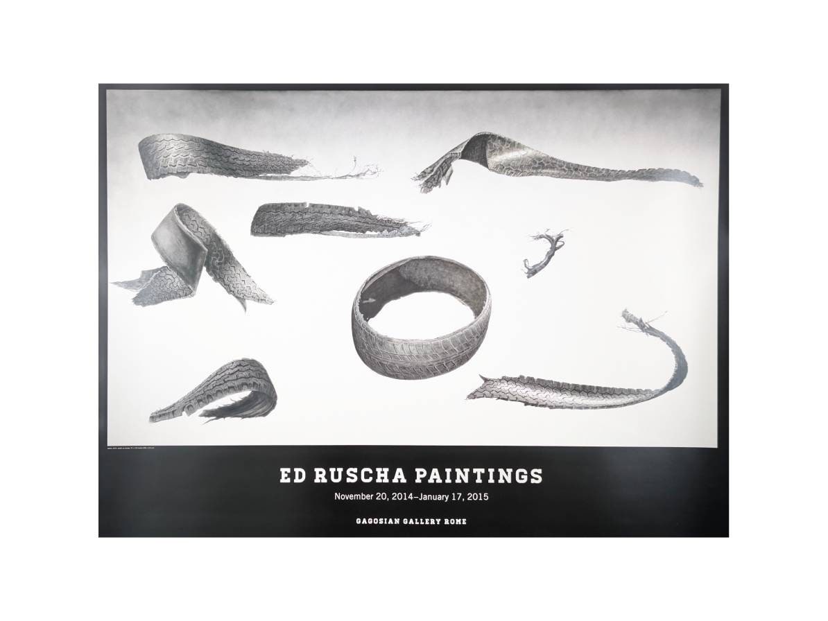 Ed Ruscha オリジナル展覧会ポスター 2014 ファインアート ウォール