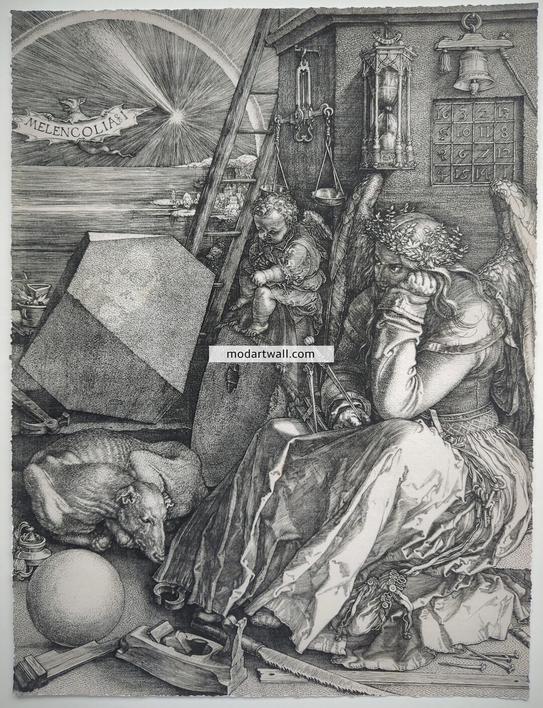 Albrecht Durer Original Exhibition Print Melancholia 1 - Etsy