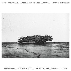 Christopher Wool limited edition Ausstellungsplakat Original Posterdruck 2020 authentisch selten