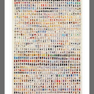 Simon Evans original exhibition poster