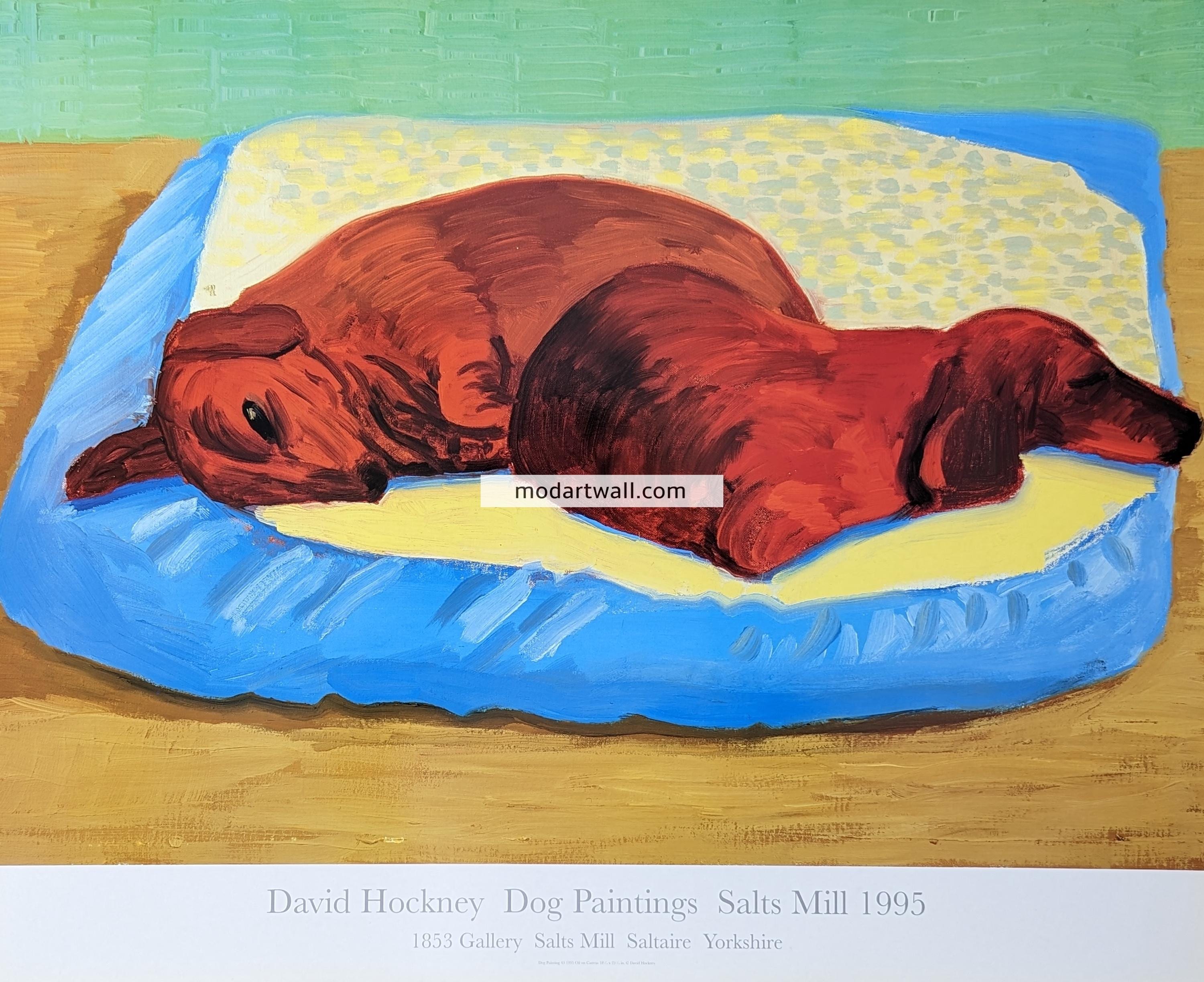 額装品/Dog Show Exhibition（デビット ホックニー）