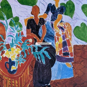 Póster de exposición original de Henri Matisse Impresión de pared de bellas artes auténticas Decoración de pared Decoración de pared moderna para el hogar y la oficina