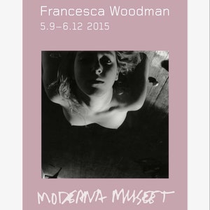 Francesca Woodman original exhibition poster On being an angel 2015