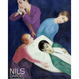Nils Dardel Original Ausstellungsposter Fine Art Print Wand Kunst Dekor Home Office Moderne Wand Dekor Wand Kunst Stilvolle Wanddekoration