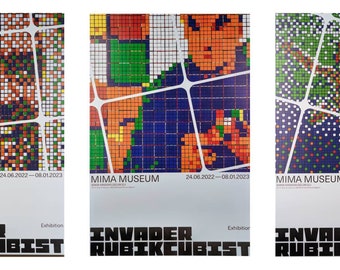INVADER限定版 - RUBIKCUBIST- オリジナルMIMA版ストリートアート壁